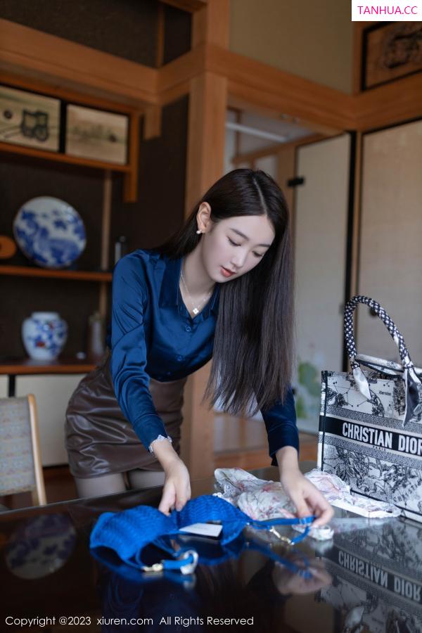 唐安琪  [XiuRen]高清写真图 2023.09.25 No.7439 唐安琪 黑丝美腿第8张图片